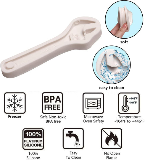 Hand Tools Chocolate Silicone Molds, 3 Packs Large Hammer Wrenches Pliers Construction Tools Baking Molds, 3D Fondant Mold for Cake Decoration Can...
