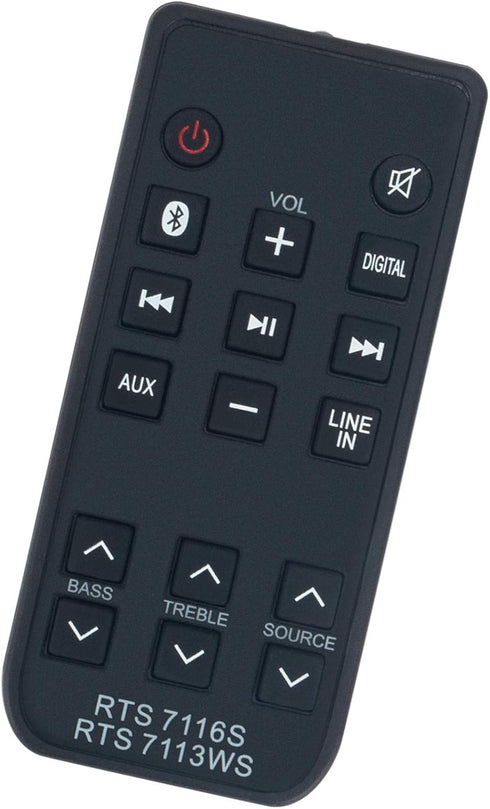 New Replacement Remote Control fit for RCA 37" Sound Bar Alco Electronics Soundbar RTS7116S rts7116s RTS7113WS SBT17116S A2HRTS7116S A2H-RTS7116S ...