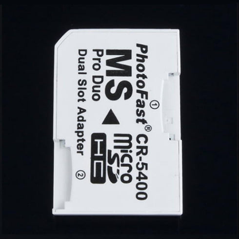Micro SD TF to Memory Stick MS Pro Duo for PSP 1000/2000 / 3000 Card Dual 2 Slot Adapter Converter CR-5400 CR5400...