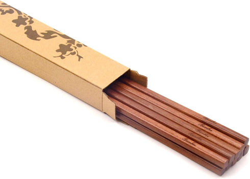 Bamber 16.5 Inches Extra Long Wood Chopsticks Set, Cooking Frying Chopstick, Set of 5 Pairs...