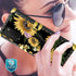 KANGHAR Designed for Samsung Galaxy A03S 5G Case Sunflower with Screen Protector Lanyard Strap Ring Holder Kickstand for Women Girls Flower Floral...