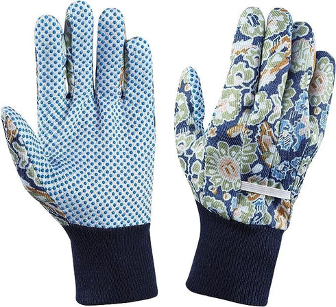 2 Pairs Gardening Gloves For Women, Ladies Gardening Gloves Floral Garden Gloves With Elastic Cuffs And Non-Slip For Yard, Fishing, Camping...