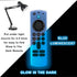 Firestick Remote Cover Case Compatible with 3rd Gen 2 Pack Fire TV Stick 2021 4K Alexa Voice Remote Control Glow in The Dark Non Slip Silicone Pro...