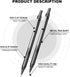 Xmusk Mechanical Pencil with A5 Sketch Book Set 0.5mm & 0.7mm Pencil 50 Sheets 120gsm Top Spiral Bound Acid Free Art Sketchbook Drawing Pad for Pa...