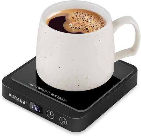 VOBAGA Mug Warmer, Coffee Cup Warmer for Office Home Desk with 5 Temperature Settings, Candle Warmer & Beverage Warmer with Digital Display Auto S...