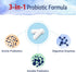 Bonawell Probiotics 120 Billion CFU 32 Strains with Prebiotics, Digestive Enzymes for Gut Health, 3-in-1 Daily Probiotic, Shelf-Stable, Delayed-Re...