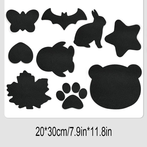 Repair Patches, 9 Pieces self-Adhesive Leather Wear-Resistant Stickers...
