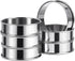3.15inch English Muffin Rings, 6pcs Double Rolled Stainless Steel Rings Molds for Cooking English Muffin...