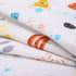 Astronaut Space Galaxy Baby Crib Sheet Outerspace Adventures 100% Soft Breathable Microfiber Baby Sheet Fits Standard Size Crib Mattress 28in x 52...
