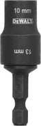 DEWALT FLEXTORQ Socket and Short Extension, 2 in 1, 10mm & 13mm, Double-Ended Nut Driver (DWADEND1013MM)...