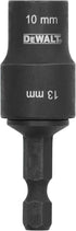 DEWALT FLEXTORQ Socket and Short Extension, 2 in 1, 10mm & 13mm, Double-Ended Nut Driver (DWADEND1013MM)...