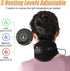 Portable Heating Pad for Neck with Massager Heated Neck Wrap for Neck Pain Relief 3 Adjustable Temperature and 4 Massage Modes Hot Compress Neck T...