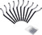 Antrader Deburring Tool Kit, 10pcs Rotary Deburr Blades Set Without Handle Deburring Blades Rotary Deburr Blades Set for Metal Plastic Wood...
