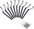 Antrader Deburring Tool Kit, 10pcs Rotary Deburr Blades Set Without Handle Deburring Blades Rotary Deburr Blades Set for Metal Plastic Wood...