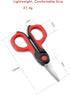 LIVINGO 4.5” Small Sharp Embroidery Scissors, Precise Detail Pointed Tip Stainless Steel Shears for Cutting Fabric, Needlework Thread Yarn Craft S...