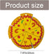 Place Mat Pizza Shape Trivet Mat Heat Resistant Table Pad for Hot Pots Pans Dishes...