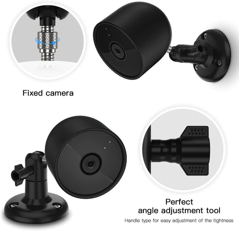 HOLACA Real Water Resistant Protective Case + Wall Mount Bracket for Google Nest Cam Battery, Suitable for Indoor and Outdoor Use,Mounting Kit (Ca...