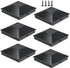 4X4(3.5in x 3.5in) Wood Fence Post Caps, PP Plastic Water-Proof UV-Proof, Keep Post from Cracking and Rotting,for Decks or Corridors,Outdoor Post ...