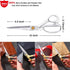10" Sewing Scissors,Heavy Duty Tailor Scissors Shears for Fabric,Leather,Raw Materials,Dressingmaking,Altering-Professional Upholstery Shears for ...