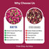 BLUE TEA - Rose Buds Tea - 1.05 Oz (Pack of 2) 60 Cups - Loose | Rich in Vitamin-C - For Hair & Skin | Caffeine Free - Flower Based - Herbal Tea -...