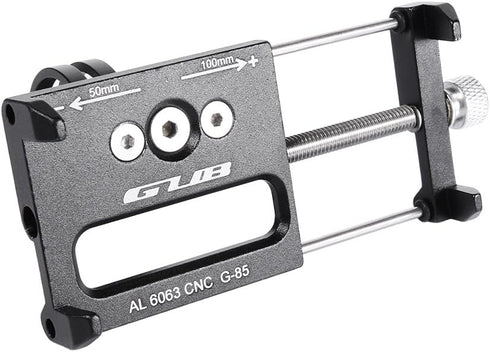GUB Bicycle & Motorcycle Phone Mount, Aluminum Alloy Universal Bike Handlebar Phone Mount Holder Adjustable Compatible with iPhone X XR Xs 7s 8 Pl...