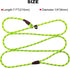 7Ft Slip Lead Dog Leash for Small Dogs, No Pull Small Puppy Pet Training Leash, Lightweight Nylon Rope Leash Green...