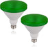 Par38 Green Light Bulb - 15W (100Watt Equivalent) - E26 Green Flood Lights 2 Pack, Party Decoration, Porch, Home Lighting, Holiday Lighting, Hallo...