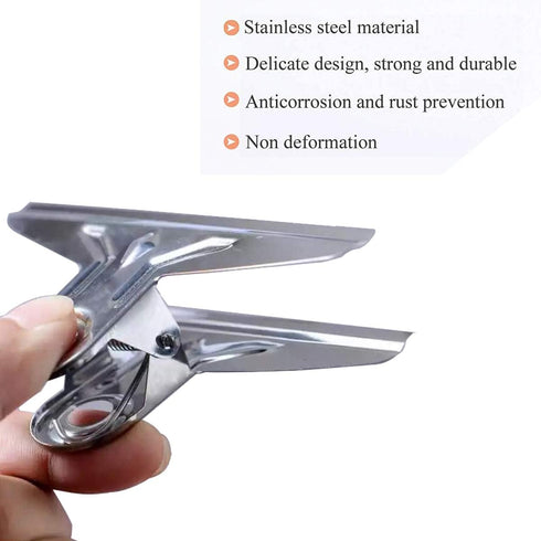 20PCS Silver Metal Bulldog Clip for Office, Drawing Board, School, Kitchen, etc. 3-inch Enhanced Design for Extra Durability...