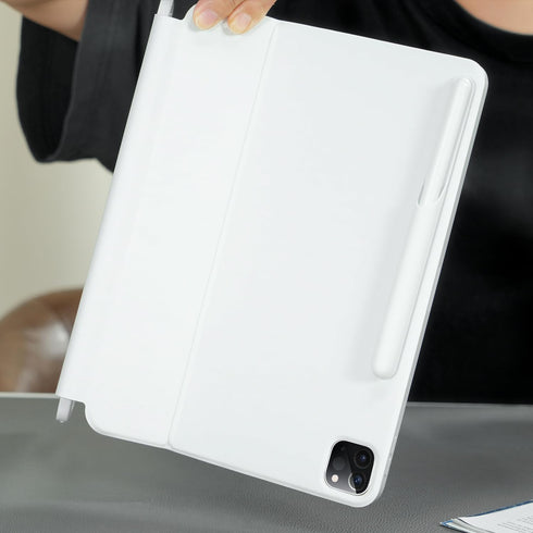 Pencil Case Holder Compatible with Apple Pencil (2nd Gen),TPU Silicone Pouch Case 3M Adhesive Sticky Back - Adheres to Magic Keyboard, Tablet, Cas...