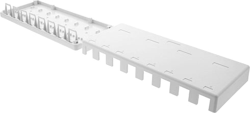 Networx Keystone Jack Surface Mount Boxes (8 Port, White)...