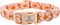 Lionheart glory Christmas Dog Collar Gingerbread Man Collar Dog Adjustable Soft Dog Collars Pink Dog Collars for Small Medium Large Dogs Girl or B...