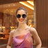 Dollger Metal Double Circle Wire Frame Oversized Round Sunglasses for Women...