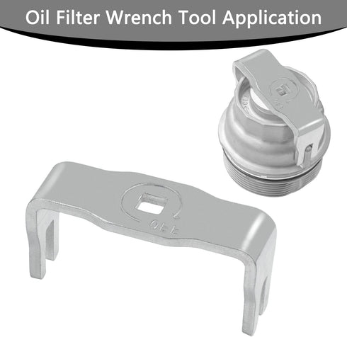 Oil Filter Wrench Removal Tool Compatible for Toyota Camry Highlander Land Cruiser Rav4 4Runner Tundra Lexus ES300h ES350...