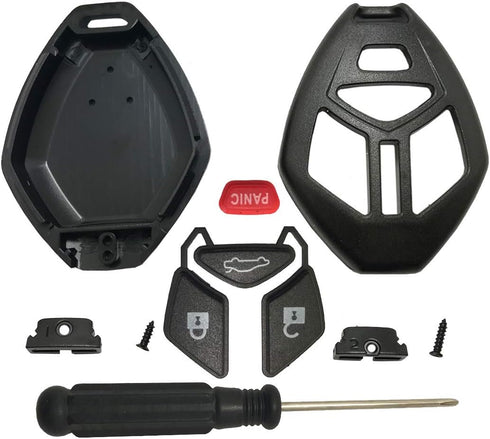 Replacement Key Fob Cover fit for Mitsubishi 2007-2012 Eclipse 2007-2012 Galant 2007-2015 Lancer Keyless Entry Key Fob Shell...