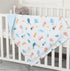 Soft Baby Blanket Minky 30" * 43" with Dotted Backing Ocean Creatures Newborn Nursery Swaddling Blankets Infants Boys Girls Receiving Blanket for ...