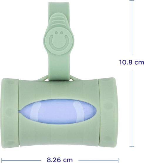 Ubbi On-the-Go Diaper Bag Dispenser for Travel, Retractable Must Have for Newborns, Helpful Baby Accessory, Sage Green...