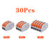 30 PCS Lever Wire Connectors Nuts Assortment Kit with 28-12 AWG, 2/3/5 Conductor Combination Compact, Electrical Insulated Terminals, Quick Discon...