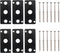 Baomain Pneumatic Replacement Parts 6 Gaskets with 12 Screws Work for 4V210-08 Solenoid Valve Black...