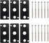 Baomain Pneumatic Replacement Parts 6 Gaskets with 12 Screws Work for 4V210-08 Solenoid Valve Black...
