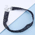 Vintage Black Wide Lace Choker Necklace Black Hollow Lace Collar Necklace Crocheted Lace Necklace Punk Tattoo Choker Chain Short Chain Jewelry for...