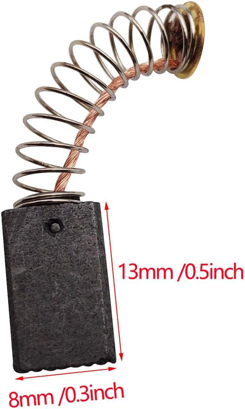 Electric Motor Carbon Brushes 30Pcs Replacement Repair Kit Self-Stop 50# 5x8x13mm for Replacement Repair Power Tool Part...
