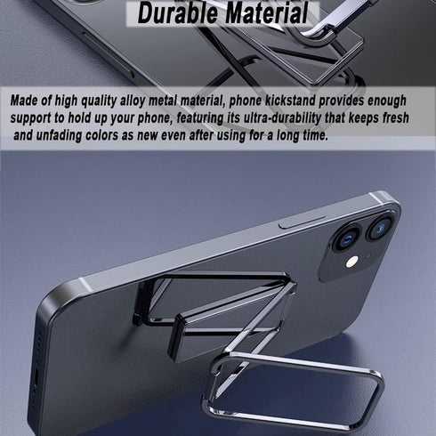 2 Pack Cell Phone Ring Stand Holder, IOUALEY Finger Kickstand 360° Rotation Adjustable Portable Metal Finger Grip Ring Kickstand Fits Most Smartph...