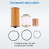 CARMOCAR FD4616 Fuel Filter and FL2016 Oil Filter Replacement for 2003-2007 Ford F250 F350 F450 F550 Super Duty 6.0L 2003-2005 Excursion 6.0L 3C3Z...