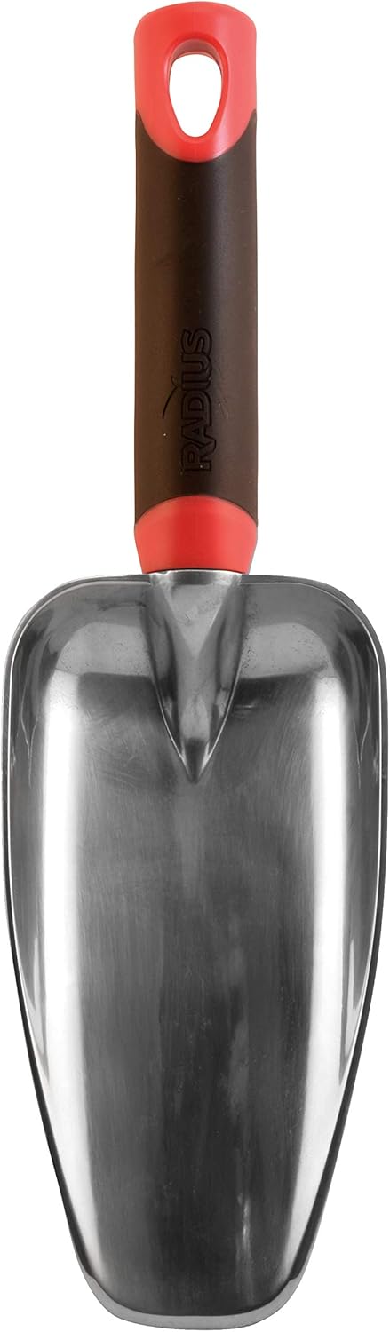 Radius Garden 15611 DIG Aluminum Hand Scooper, Red...