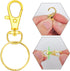 104PCS Swivel Snap Hooks with Key Rings, Metal Lobster Claw Clasp, Keychain Rings for Crafts (Gold, 1.2inch(32mm)...