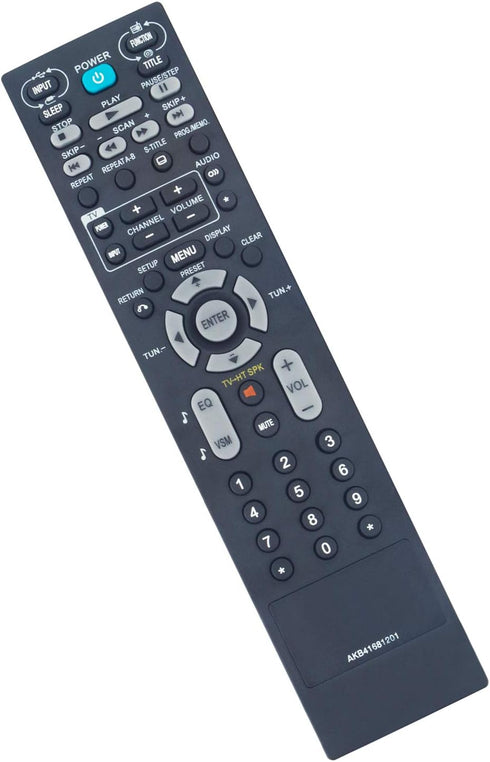 AKB41681201 Replacement Remote Control Applicable for LG DVD Home Theater System HT963PA LHT854 LH-T854 HT854 HT963SA SH93PA-F SH93PA-S SH93PA-C S...