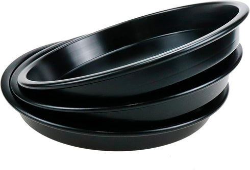3pcs 7inch Non-Stick Bakeware Pizza Pan Aluminum Baking Pan for Healthy & Durable...