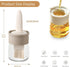 Sauce and Oil Bottle with Silicone Brush for Cooking BBQ Kitchen - 6.8oz...