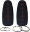 GFDesign 2 Pcs Silicone 5 Buttons Key Fob Cover Remote Case Keyless Protector Compatible with Ford C-Max Edge Escape Expedition Explorer Flex Focu...