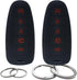 GFDesign 2 Pcs Silicone 5 Buttons Key Fob Cover Remote Case Keyless Protector Compatible with Ford C-Max Edge Escape Expedition Explorer Flex Focu...